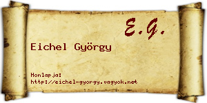 Eichel György névjegykártya